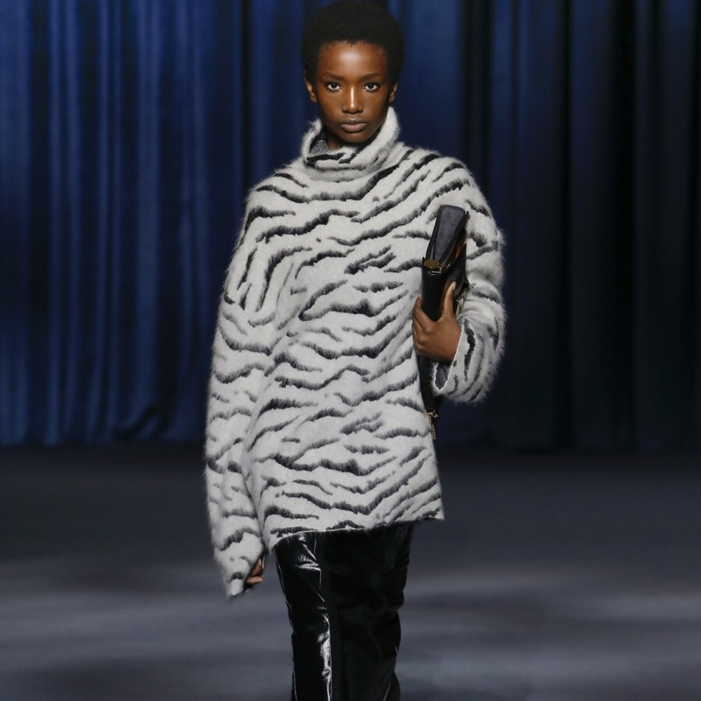 Givenchy Zebra Stripe Turtleneck - image 6